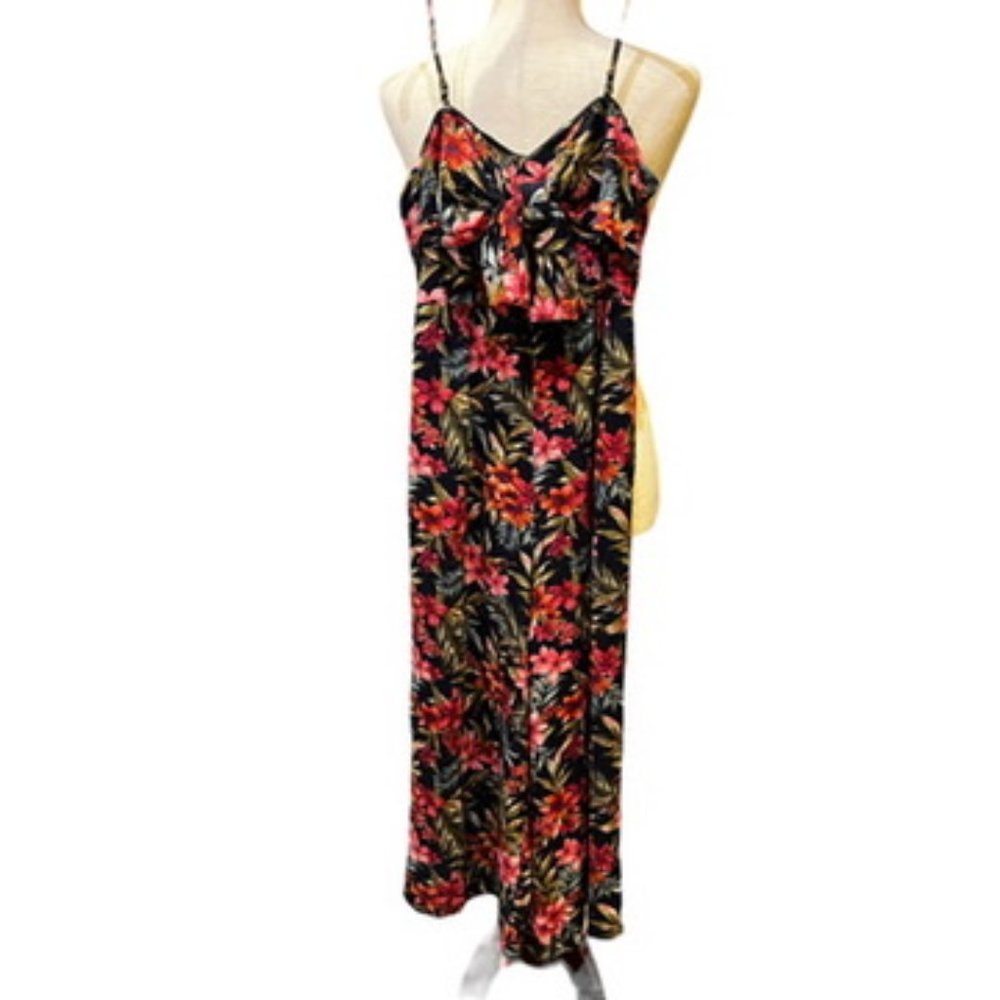 AMERICAN EAGLE hawaiian print wide leg jumpsuit Size Small EUC